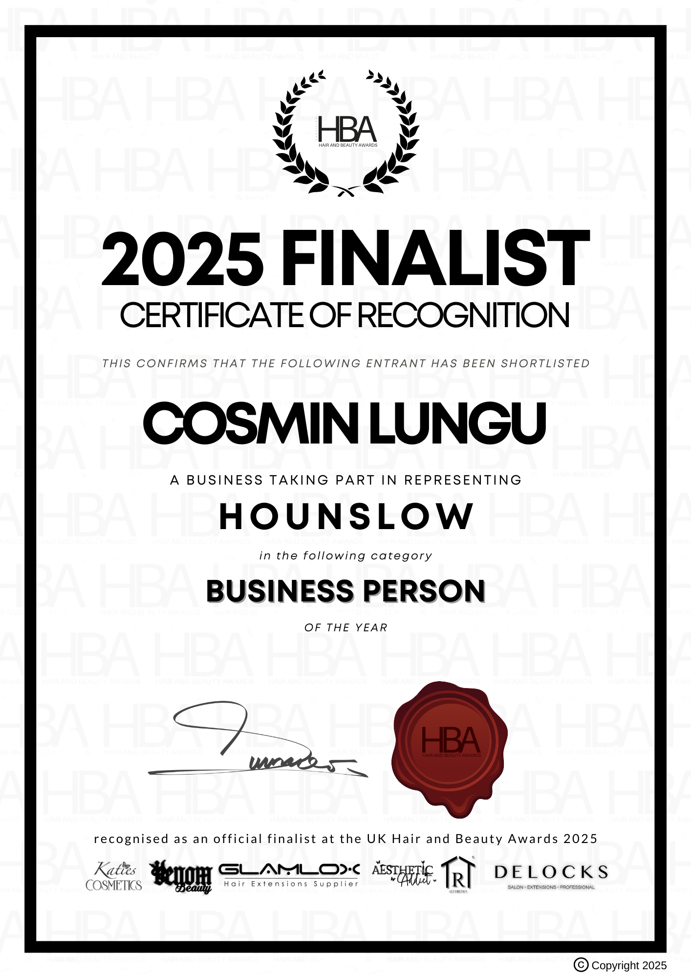 Cosmin Lungu award, Dream Studio 97