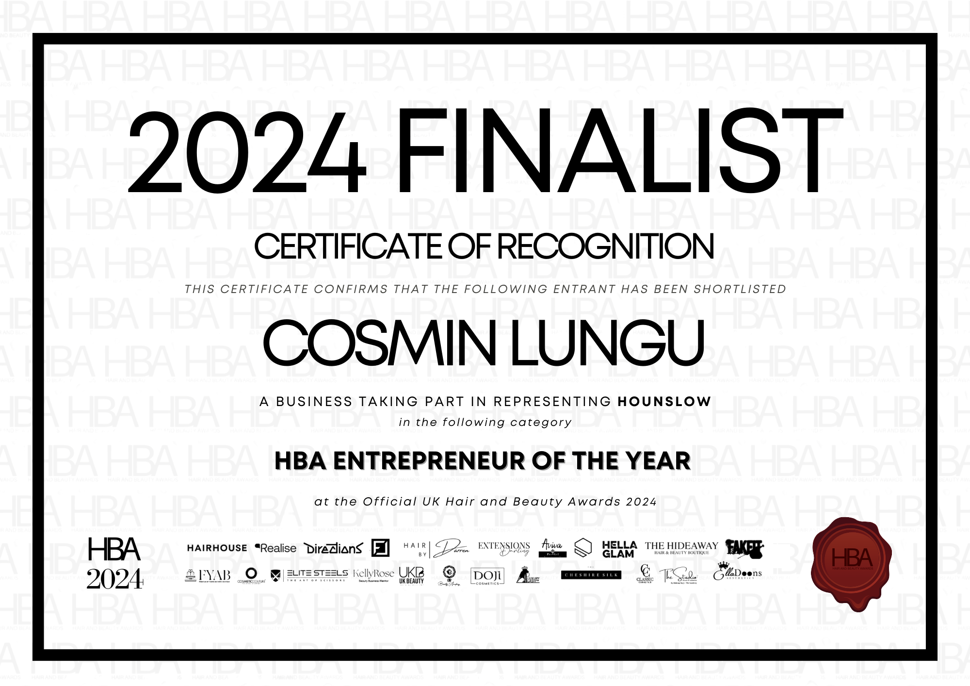 Cosmin Lungu award, Dream Studio 97